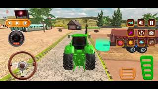 Modern Tractor Farming Driving Simulator 3D - New Tractor Games - Android Gameplay screenshot 5