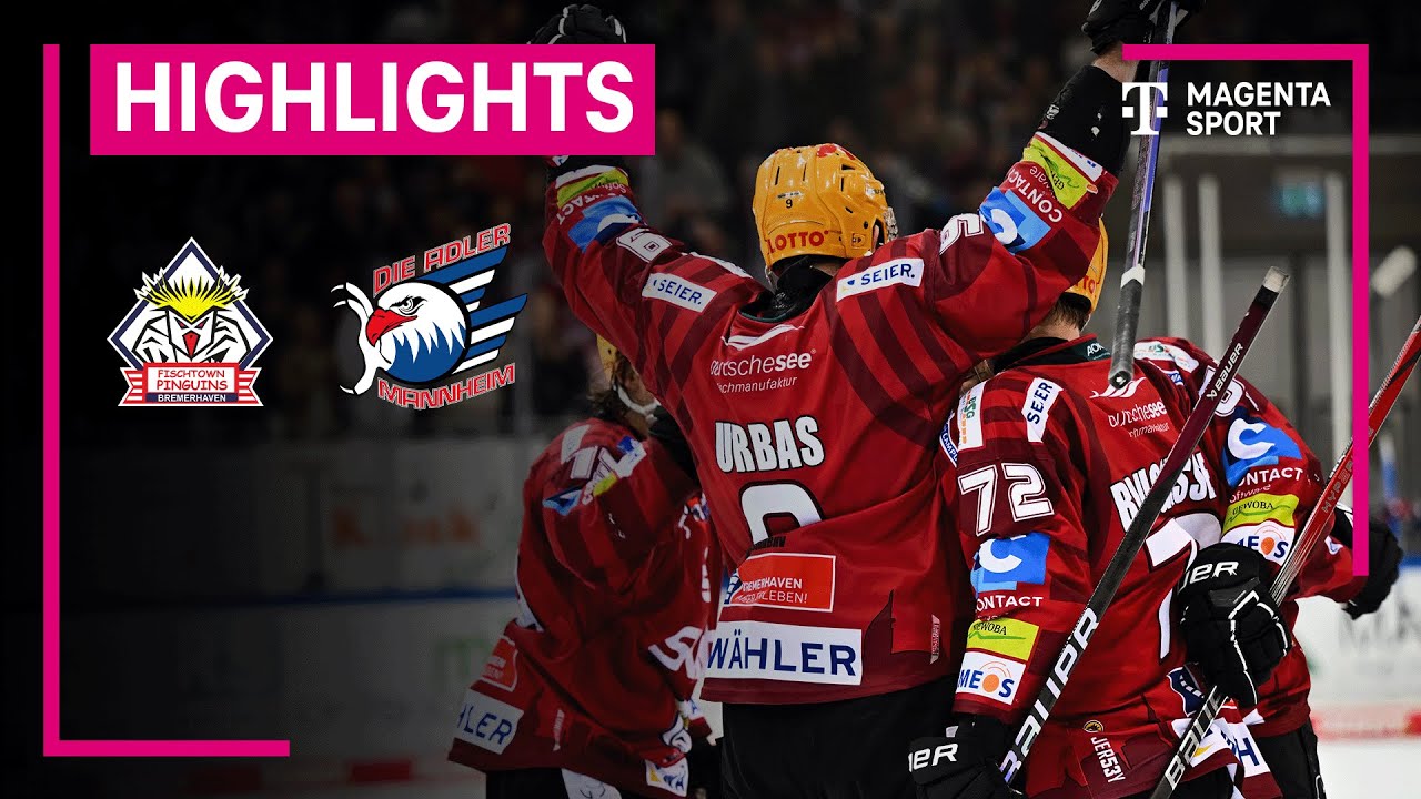 Pinguins Bremerhaven - Adler Mannheim | PENNY DEL | MAGENTA SPORT