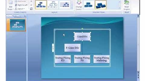 Thêm Sơ Đồ Hình Cây Smart Art vào Slide trong Powerpoint