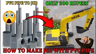 How to Make a Remote Control Hydraulic Excavator | JCB at Home | Masr model #masrmodel #toys
