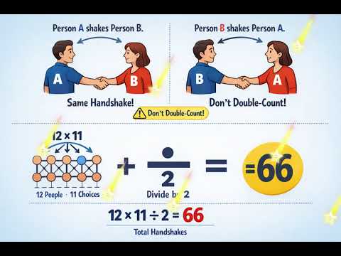 Combinatorics - handshake puzzle