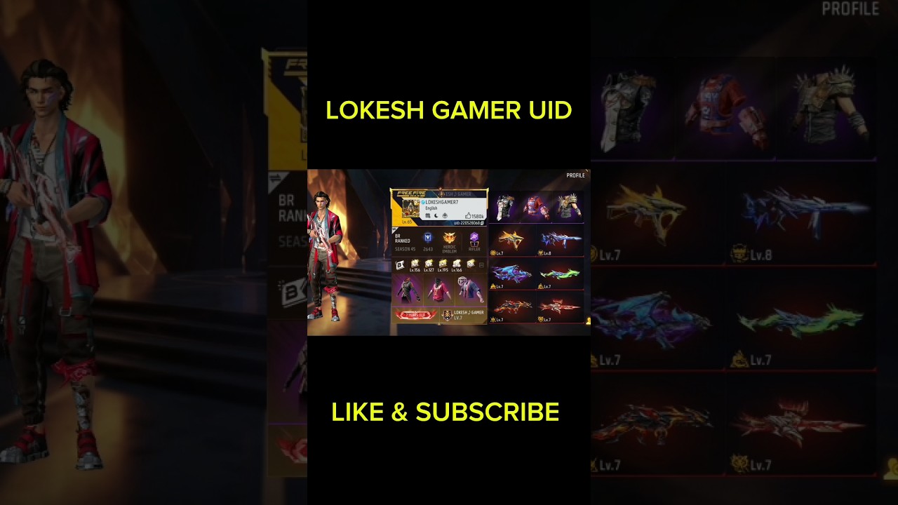 lokesh Gamer Uid🔥