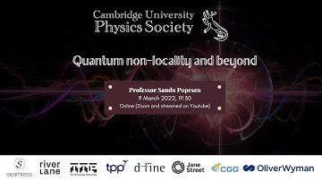 Professor Sandu Popescu - Quantum non-locality and beyond