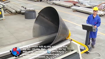 máy lốc tôn thủy lực 4 trục