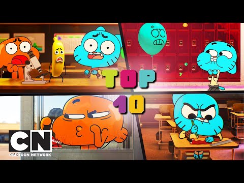 Гамбола | ТОП 10 школьных пранков | Cartoon Network