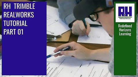 RH TRIMBLE REALWORKS TUTORIALS - PART 01