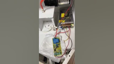Programmable delay module for 10Amps motor #arduino #arduinoproject #coding #robotics #automobile
