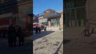 Построение у пожарных в Монголии