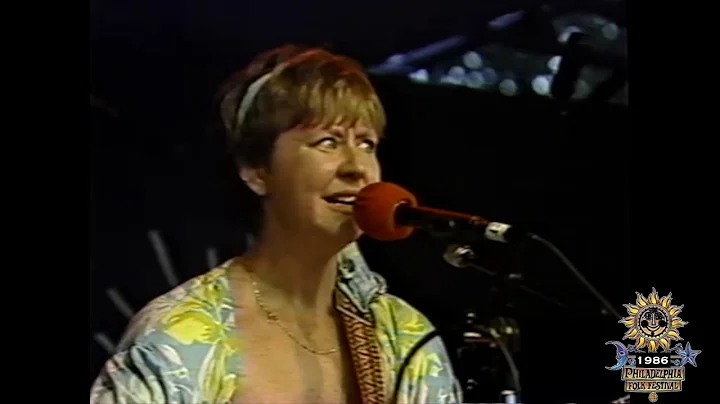 Christine Lavin at the 1986 Philly Folk Festival -...
