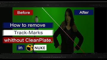How to remove Track Mark without clean plate in Nuke| Track-Mark Remove Kaise kare, Nuke tutorials