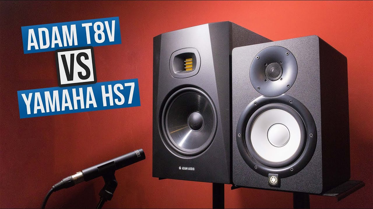 ADAM Audio T8V vs Yamaha HS7 | Studio Monitors - YouTube