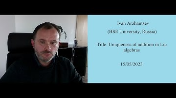 21. 15/05/2023  Ivan Arzhantsev (HSE University, Russia)