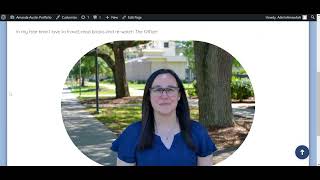 Professional Portfolio Walkthrough Screencast
