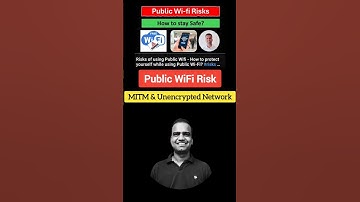 Risks of Public Wifi - Man in the middle attack & Unencrypted Network 💥 #shorts - 269 🔥