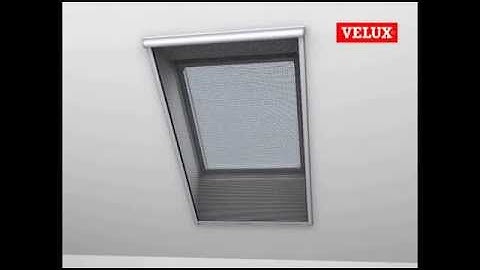 VELUX Mosquito Net installation