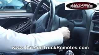 Ford Mustang Replacement Remote Programming 1999 to 2010