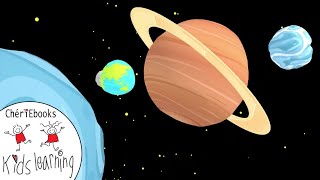 Baby Sensory - Solar System Planets in Space  -  Bedtime Calming Video - Bach Music for Babies