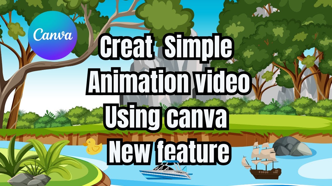 How to creat animation video in canva - YouTube