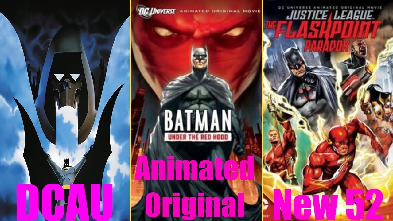 Which DC Animated Movies Are Connected? - YouTube