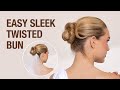 Easy Sleek Twisted Bun Hair Tutorial | Bridal Hairstyling Technique | Kenra Professional