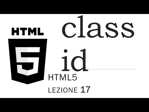 Video: I tag HTML5 fanno distinzione tra maiuscole e minuscole?