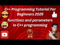 functions and parameters in C++ program | In Urdu Language