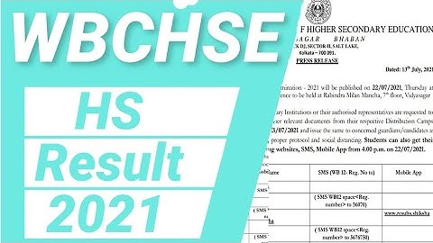 HS Result 2021 Official News | WBCHSE Result 2021 | HS Result 2021 WB  -Sk Informative & Unboxing