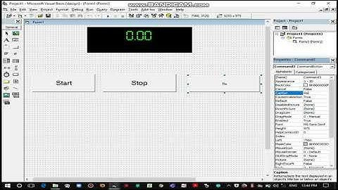 How to make a Stopwatch in vb 6.0 || Visual Basic 6.0 || Tech Gaming +