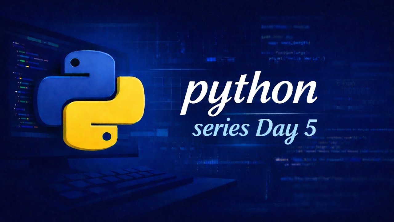 Operators and Types of operators| Python series| Day - 5 - YouTube