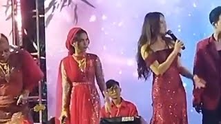 Penampilan Putri Isnari Rani Nia Faul Ridwan Ical pernikahan Masniah dan Budirman