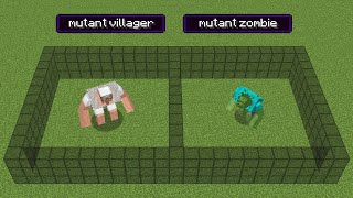mutant villager vs mutant zombie