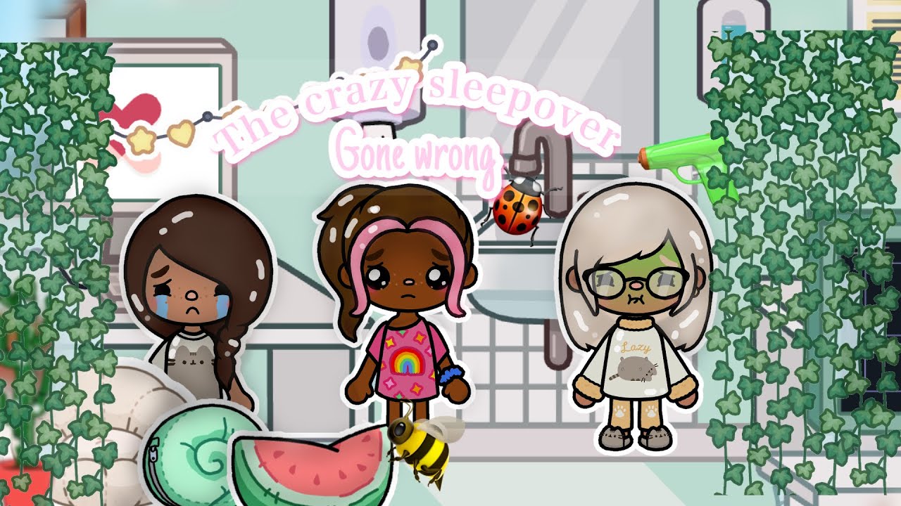 *girls sleepover 🎀* GONE WRONG 😨!