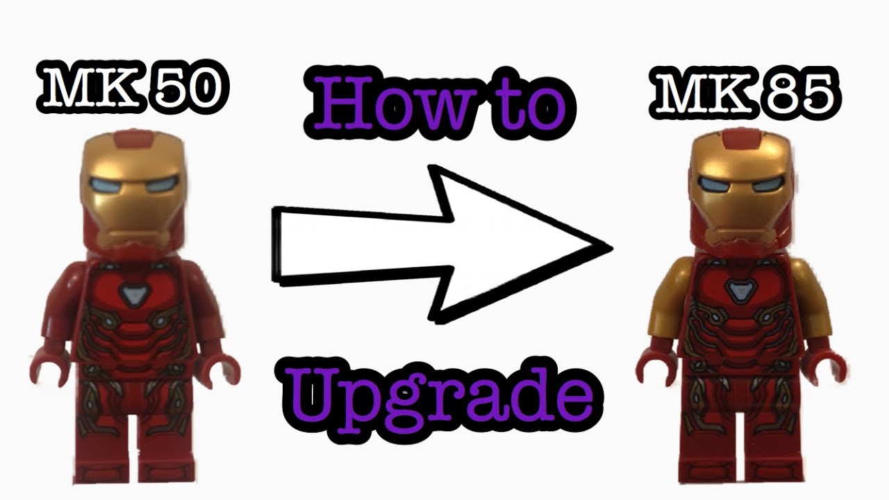 Lego Avengers: How to build Iron Man Mark 85 in Lego - YouTube
