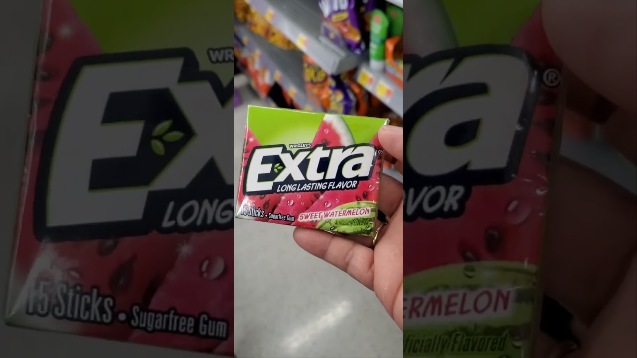 Wrigley's Extra Gum Sweet Watermelon 🍉 Fravor 