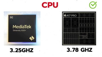 Apple a17 Pro Chip Vs MediaTek Dimensity 9300