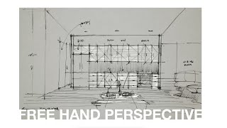 Interior Free Hand Perspective Workflow | 2 Case Study