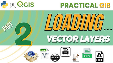 PyQGIS: Loading  6 Vector Layers  from Different Data Sources (Part 2)