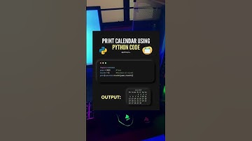print calendar in python #shorts #tech #coding #programming #python #webdeveloper #ochepoemmanuel