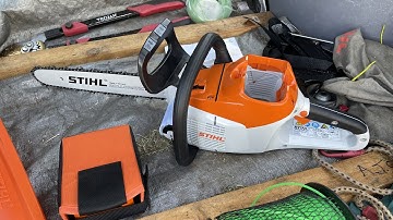 How to Operate The STIHL MSA 220 C- B Chainsaw