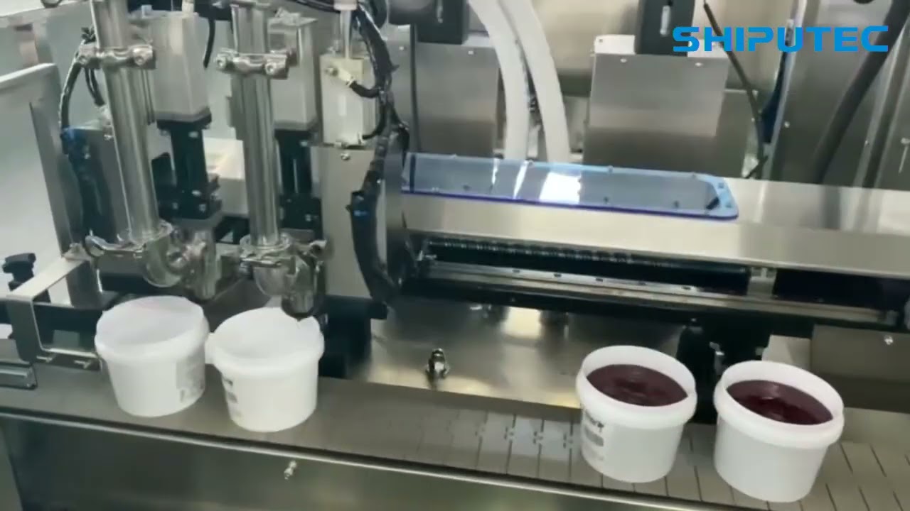 Double Head Pail Filling Machine