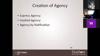 Real Estate Principles I - Chapter 4 Lecture