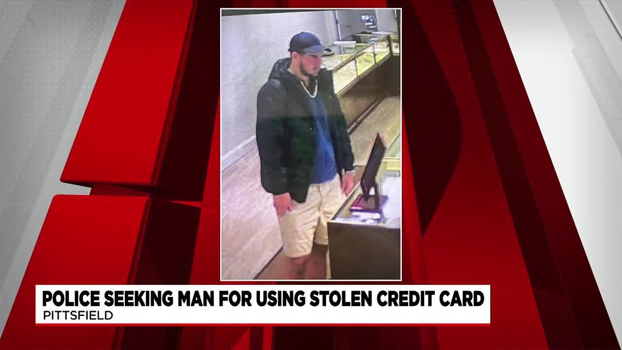 Pittsfield Police searching for suspect using stolen credit card - YouTube