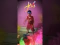 Happy holi all of you dance funny