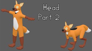 Making A Maned Wolf Character With Blender - Part 2