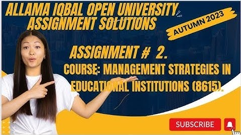 code 8615|AIOU SOLVED ASSIGNMENT#2|Aiou|Autumn 2023|Management strategies in education|B.ed|#2023