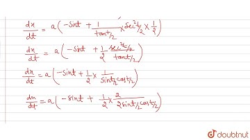 `x=a(cos t + log tan t/2), y =a sin t`