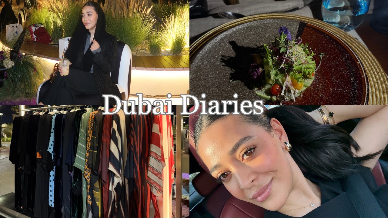 Vlog: Dubai Diaries ( Dinner, Catch up with Friends, Events..etc) اجيو دوزو معايا هذ اليومين !!