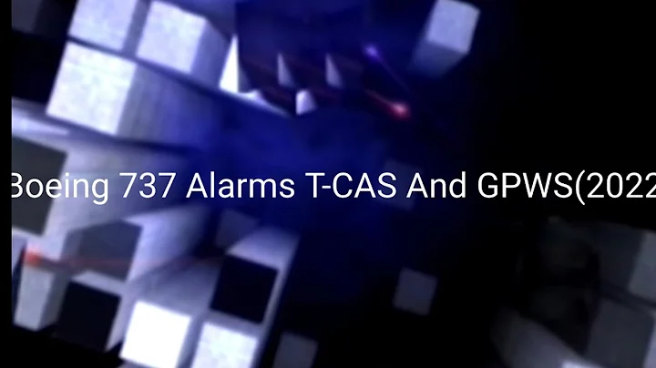 Boeing 737 Alarms T-CAS And GPWS (2022)