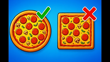 Why Is Pizza Round, the Box Square, and the Slices Triangular?