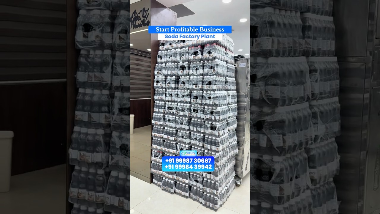 Soda bottling plant 🍾| soda bottle machine | soda machine | soda making machine | call kare aabhi☎️